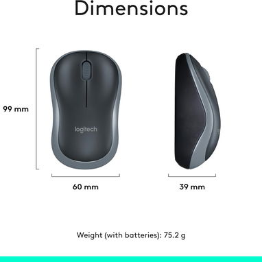 COMBO MOUSE Y TECLADO LOGITECH MK270 INALÁMBRICO FULL SIZE ENVÍO DISPONIBLE + GARANTÍA - 10/10