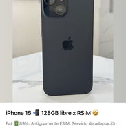 iPhone 15 128GB libre x RSIM - Img 55894489