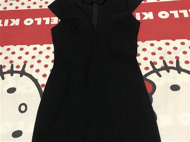 Vestido negro elastizado  para jovencita talla S. - Img main-image