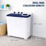 LAVADORA SEMIAUTOMÁTICA 9 KG - Img 123699650