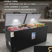 Nevera 25 pies Horizontal doble tapa marca Milexus color gris oscuro Precio $1000 USD transporte incluido - Img 56302550