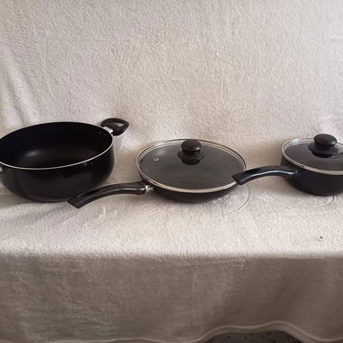 Set de Ollas Premium – 3 Piezas con Tapa de Vidrio Precio: $50 USD - Img 125336163