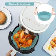 🌀 Molde de Silicona para Freidora de Aire 12L | Reutilizable, Antiadherente y Resistente al Calor ♨️🍟  5.887.23.60 - Img 51701469
