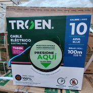 Cable 10 de cobre puro x rollos - Img 57654708