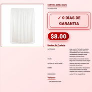 CORTINA DOBLE CAPA . - Img 57881472