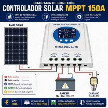 Mppt 150 ampere multisistema original - 3/3