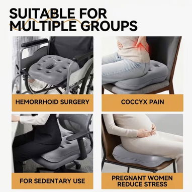 🚨COJÍN INFLABLE PARA ESCARAS, HEMORROIDES O COXIS 🚨 - Img 124434459