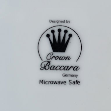 🍽️ Vajilla de Porcelana Crown Baccara 🇩🇪 (6 Comensales) – Tel: 5358 0956 - Vedado - 4/4