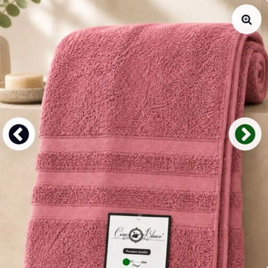 Toalla de cuerpo premium. 💰 18 USD.  ✔️ Medidas: 70 x 140 cm. Disfruta de suavidad, absorción y confort en cada uso. - 3/5