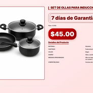 SET DE OLLAS PARA INDUCCION MILEXUS 5 PCS . - Img 56933638