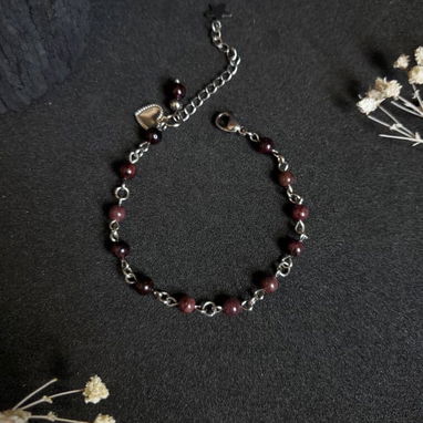 Colección de Manillas Éters*_ *Materiales:* Acero inoxidable + Piedras Naturales - 3/8