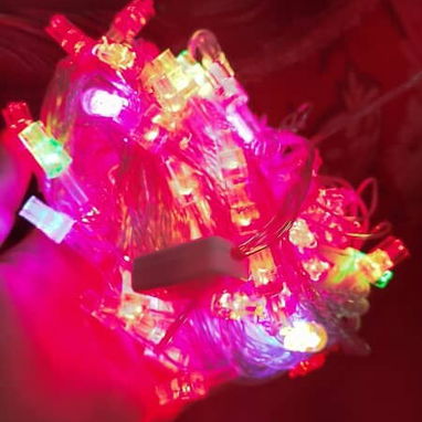 Guirnaldas de 10 metros . Son de varios colores las luces - 2/3
