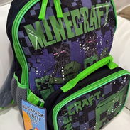 ✅MOCHILA Y MERENDERO MINECRAFT 💎 Línea Exclusiva Importada de USA 🇺🇸 Calidad Garantizada (¡Stock Limitado!) - Img 56946081