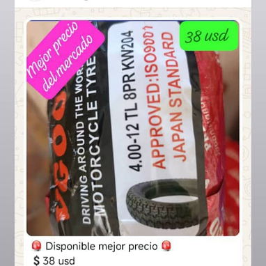 💥Gomas - 18×25064×355,14×90/80,14×90/90,14×2.50,18×2.50,18×2.75,16×2.50,16×3.50,,12×4.00 y 4.50,14×2.50,10×3.50 - 3/10