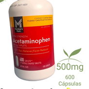 Acetaminofén 500mg Pomo de 600Capsulas - Img 55616284