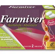 Farmiver, albendazol caja con 2 tabletas dosis única vence noviembre de 2026 - Img 49172562