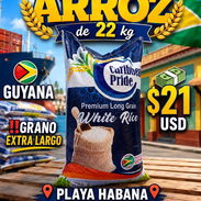 Arroz guyanes-Sacos de 22kg-48.5lb y bolsas de 1kg-2.2lb Grano extralargo - Img 55938075