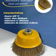 Cepillo De Alambre Torcido Taza Con Tuerca - Img 55616236