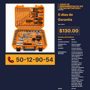 JUEGO DE HERRAMIENTAS DE 100 PIEZAS HKTHP21001 VPT# -0112 - Img 56243880