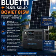 Kit de energía solar, estación de energía Bluetti élite 100 V2 1024w y panel solar Boviet bifacial 615w - Img 57090150