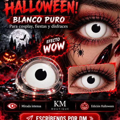 👁️🩸  🕸️ **¡10 modelos de lentillas de fantasía!** Dale un toque aterrador a tu mirada Precio 15 USD - 8/10