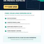 Panel solar LONGi Horizon 650 W – Nueva generación - Img 57104557