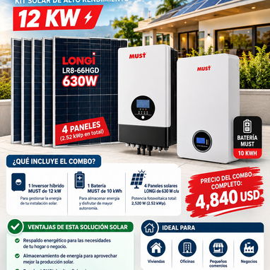 Kit Solares Must - 3/4