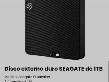 !! Disco externo duro SEAGATE de 1TB/ New en caja. Modelo: Seagate Expansion!! - Img main-image-45627536