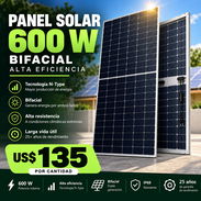 PANEL SOLAR 600W BIFACIAL MONOCRISTALINO - Img 57141924