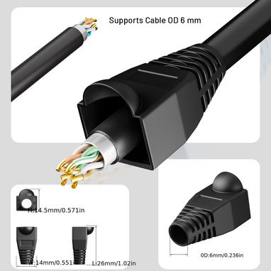Fundas o protectores para conectores RJ45 (Solo quedan 6 paquetes) - Img 119841822