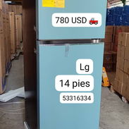 Refrigerador LG de 14 pies color menta arcilla - Img 55728159