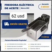 Freidora de aceite de 3 Lt garantía 6 meses envío gratis se acepta pago vía zelle - Img 57802996