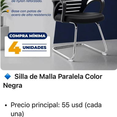Sillas con Soporte Lumbar - Sillas acolchonadas - 5/7