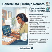 Generalista | Trabajo Remoto - Img 57336771