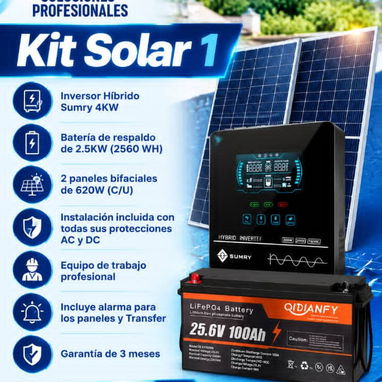 ☀️⚡ 𝗞𝗜𝗧𝗦 𝗦𝗢𝗟𝗔𝗥𝗘𝗦 𝟭𝟭𝟬𝗩 𝗬 𝟮𝟮𝟬𝗩 𝗘𝗡 𝗟𝗔 𝗛𝗔𝗕𝗔𝗡𝗔 | 𝗜𝗡𝗦𝗧𝗔𝗟𝗔𝗖𝗜Ó𝗡 + 𝗚𝗔𝗥𝗔𝗡𝗧Í𝗔 🔋🏠 - 2/7