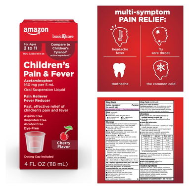 ACETAMINOFEN E IBUPROFENO EN SUSPENSION PARA NIÑOS DE 2 A 11 AÑOS A 18 USD - 2/4