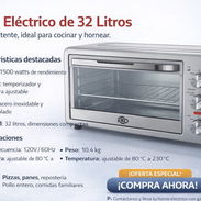 Horno eléctrico de 32 litros de capacidad - Img 53252558