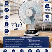 Ventilador recargable de mesa Eko autonomía hasta 45 horas - Img 55763841