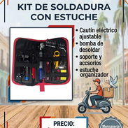 Set de cautín con estuche y aditamentos 25 USD. Mensajería con costo adicional - Img 51495928