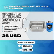 ✅ Fregadero de Acero Inoxidable ✅ Llave Cuello de Ganso Tiro Rápido para Fregadero 🚰 ✅ Cemento Solvente para PVC 🛠️ - Img 56082655