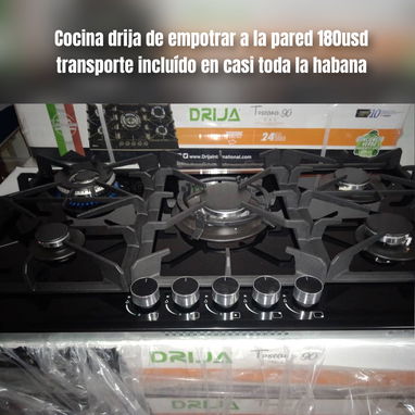 Cocina con horno de 4 hornillas y cocina drija de empotrar - 2/2