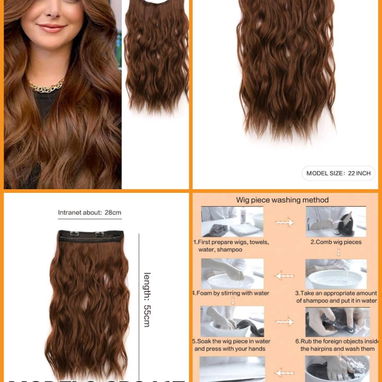💖✨ ¡EXTENSIONES DE CABELLO NATURAL DE CLIPS! ✨💖 - 8/9
