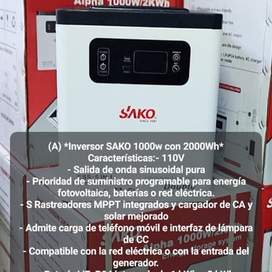 Inversor solar: Sumry, Must, Sako, InfiniSolar y otros - 9/10