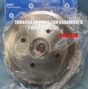 TAMBORA DE FRENO CON RODAMIENTO Y ANILLO SENSOR ABS, PEUGEOT 301, NUEVO EN CAJA ALEMAN - Img 50667293