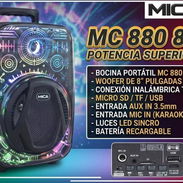 Bocina portátil MICA MC 880 (8 Pulgadas)- - Img 57524226
