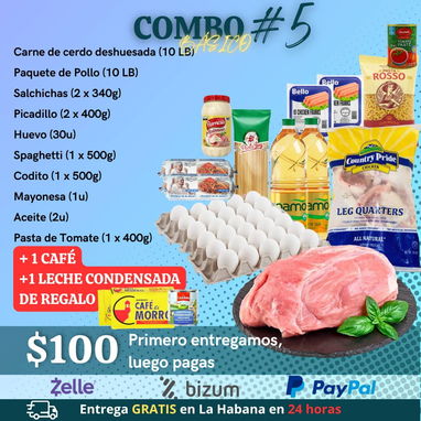 Combos de comida en la Habana - 6/10