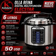 Olla Reina Digital Multifunción Elecstar 6L - Nueva - Img 57050740