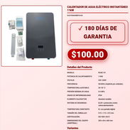 CALENTADOR DE AGUA ELÉCTRICO INSTANTÁNEO 11kW . - Img 57892701