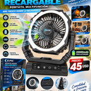 Ventilador Recargable con Mando - Img 57853573