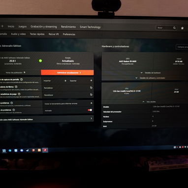 🔥PC GAMER 12ma Gen + RX 6600 8GB | Monitor 27" y Periféricos Pro | M.2 + 2.5TB 🔥 - Img 125522990